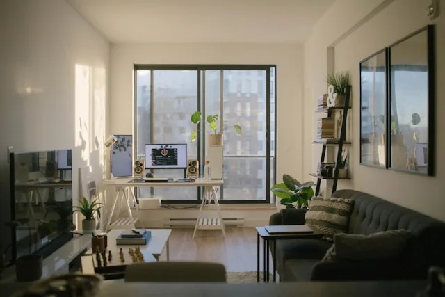 Apartment interior for renters with approval questions
