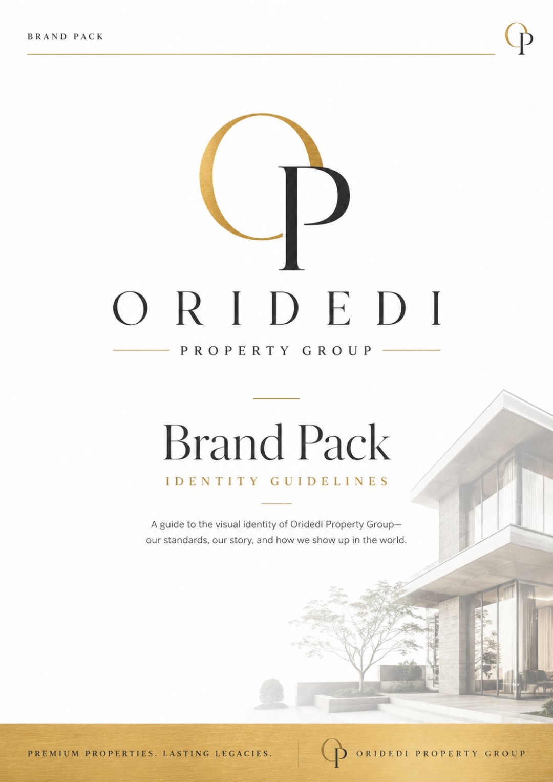 Oridedi Property Group brand pack page 1