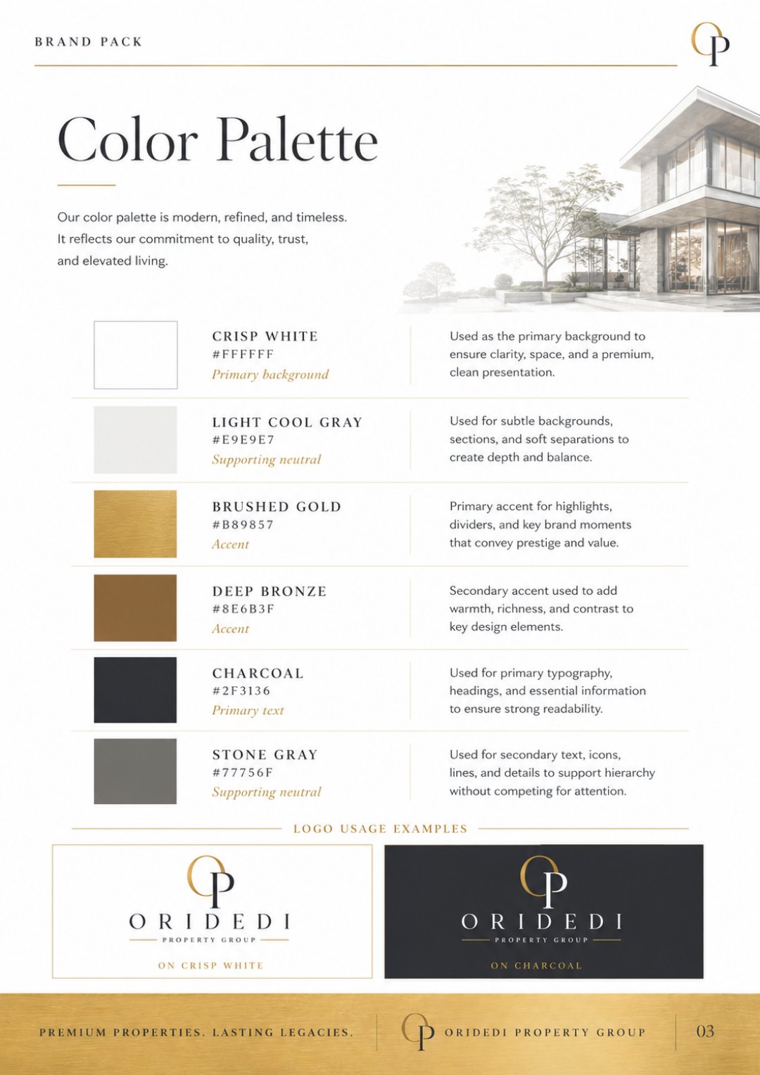Oridedi Property Group brand pack page 3